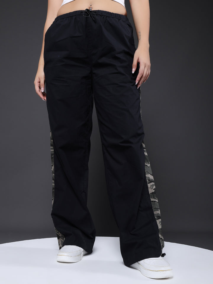 Parachute Pants For Women - Black