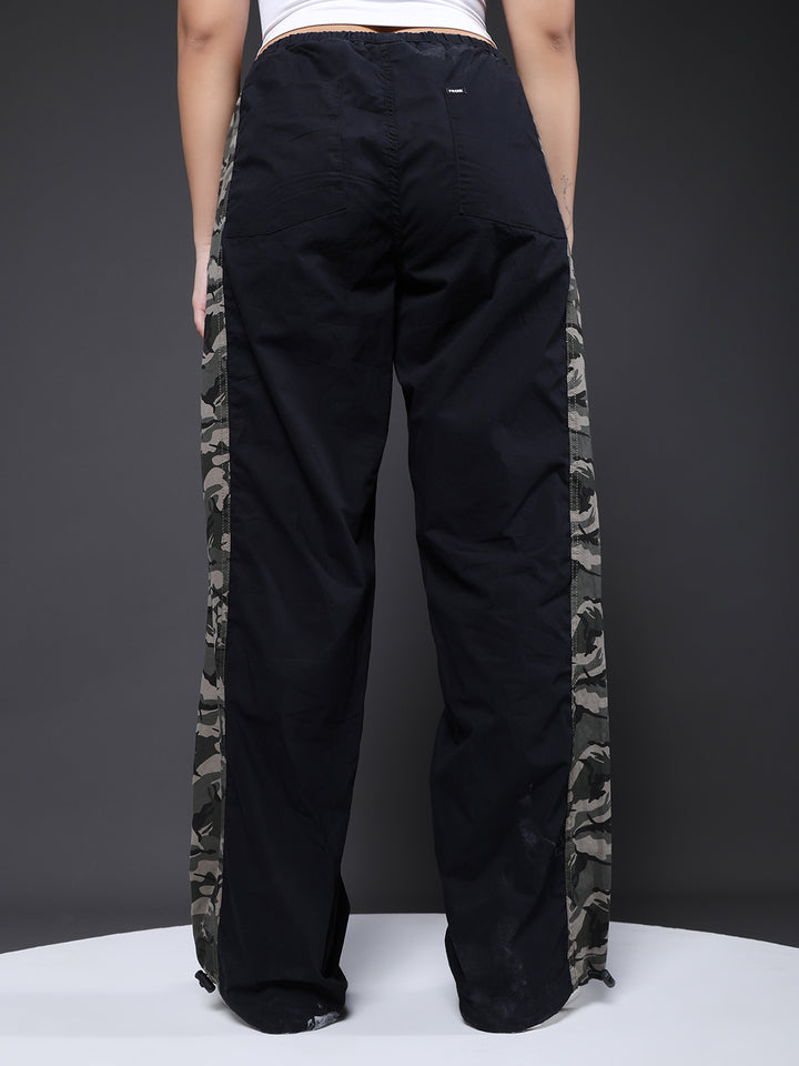 Parachute Pants For Women - Black