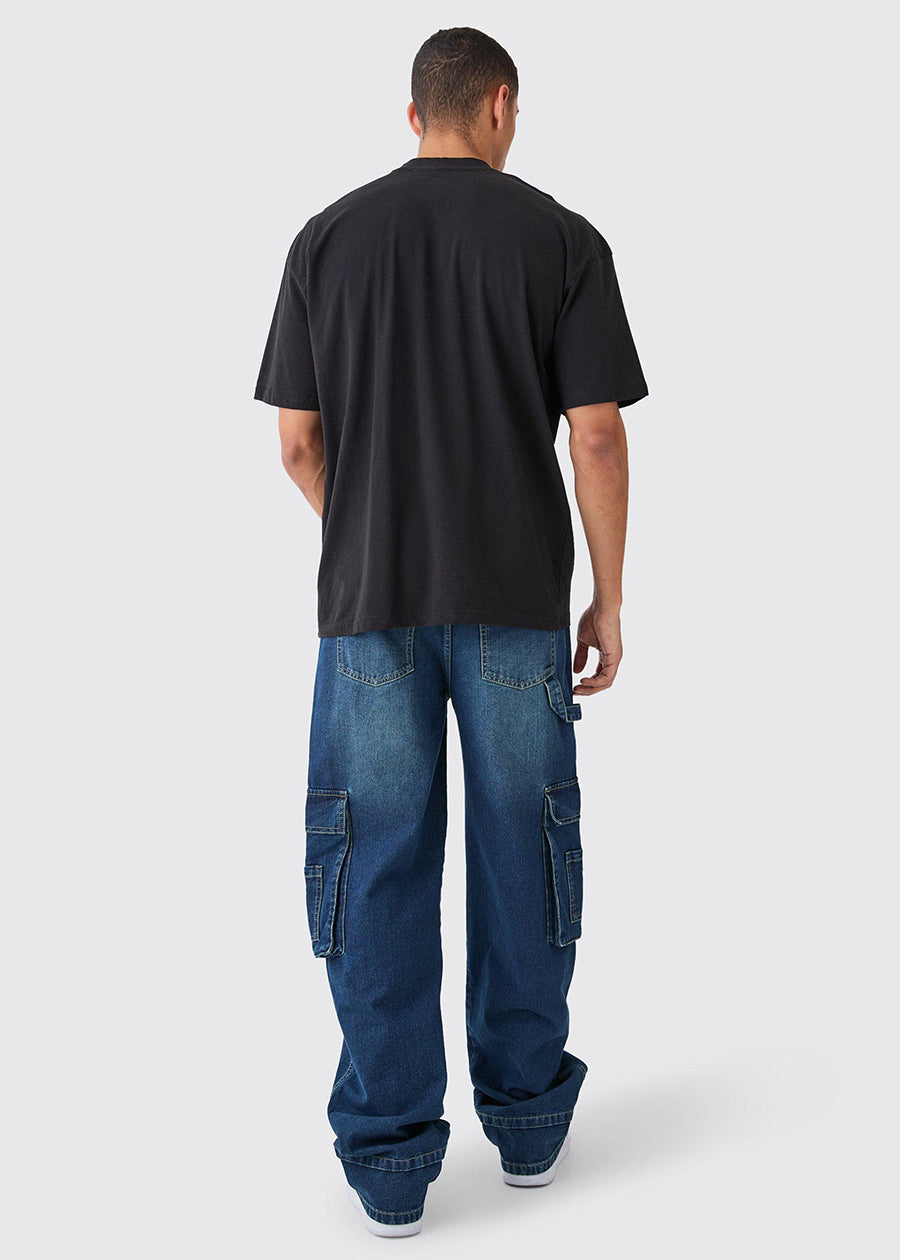 Kakashi Men Oversized Printed T-Shirt