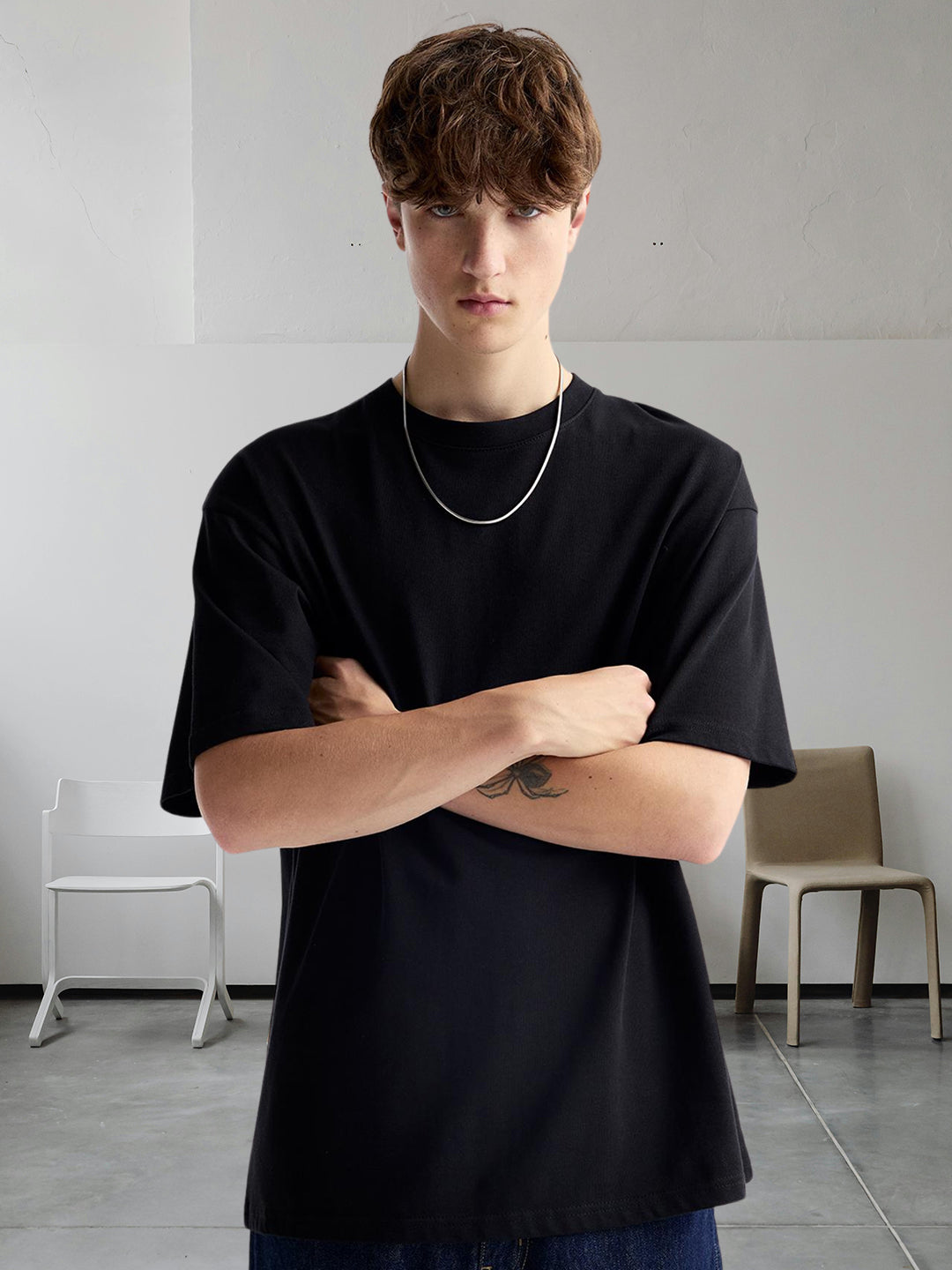 Solid Oversized T-Shirt Men Combo - Pack of 4