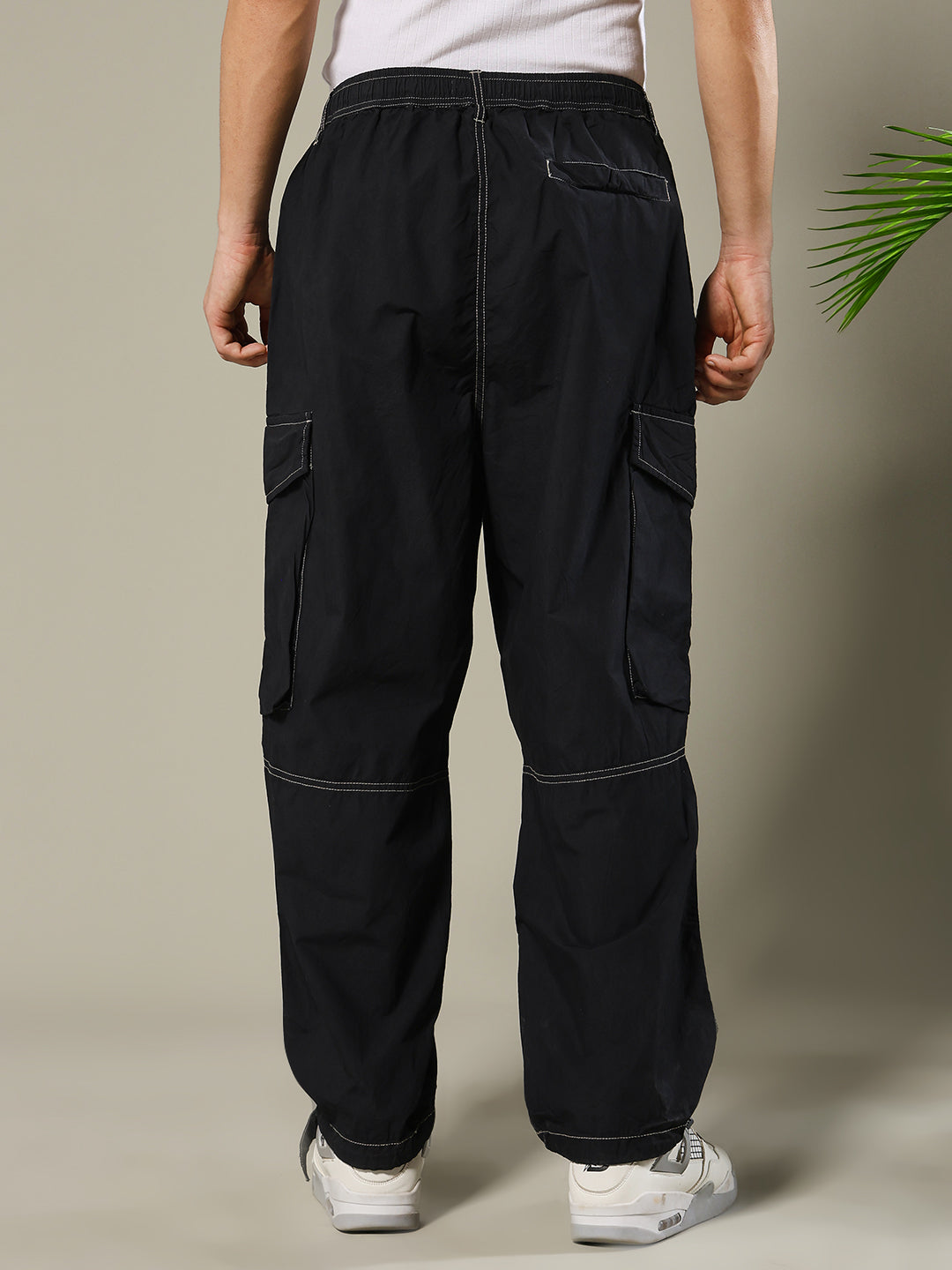 Parachute Pants For Men - Black