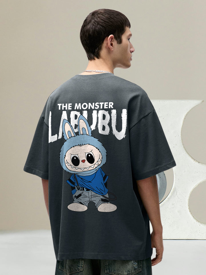 Urban Beast Men Printed Oversized T-Shirt