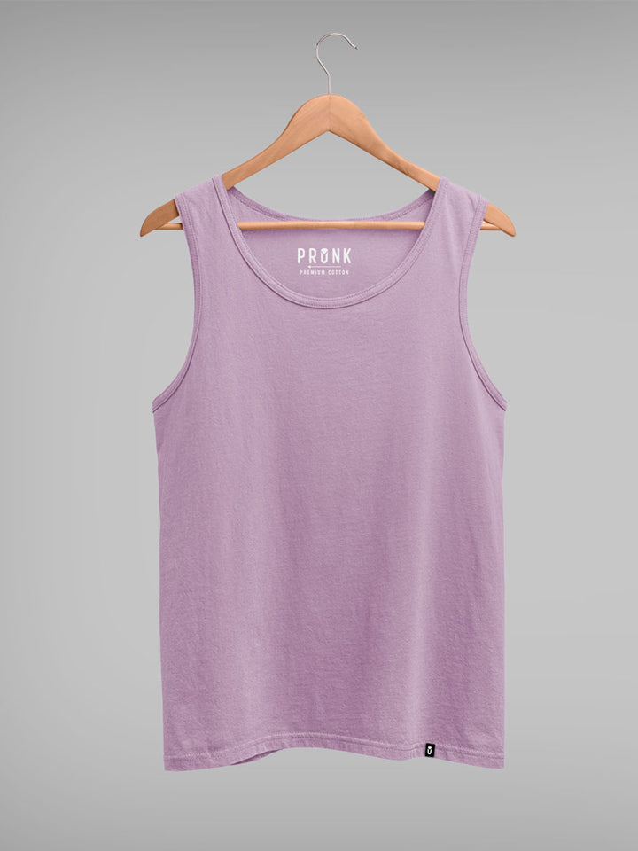 Solid Men Vest - Lilac