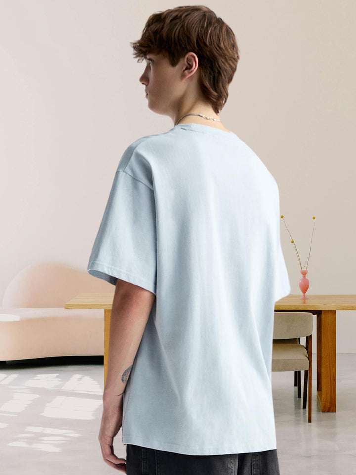 Pronk Solid Men Premium Oversized Terry T-shirt