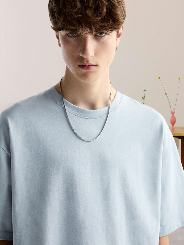 Pronk Solid Men Premium Oversized Terry T-shirt