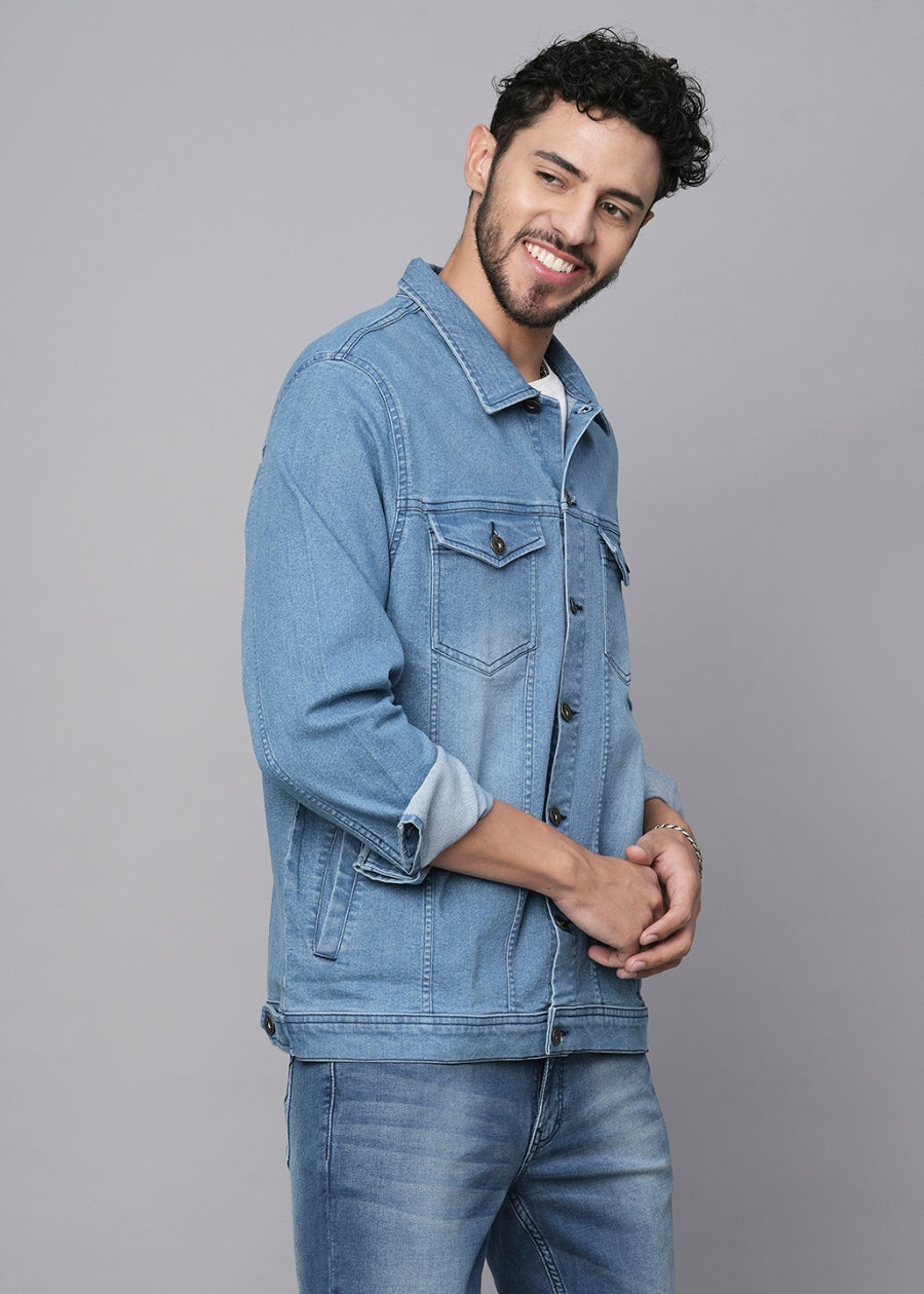 Mens Denim Jacket - Blue