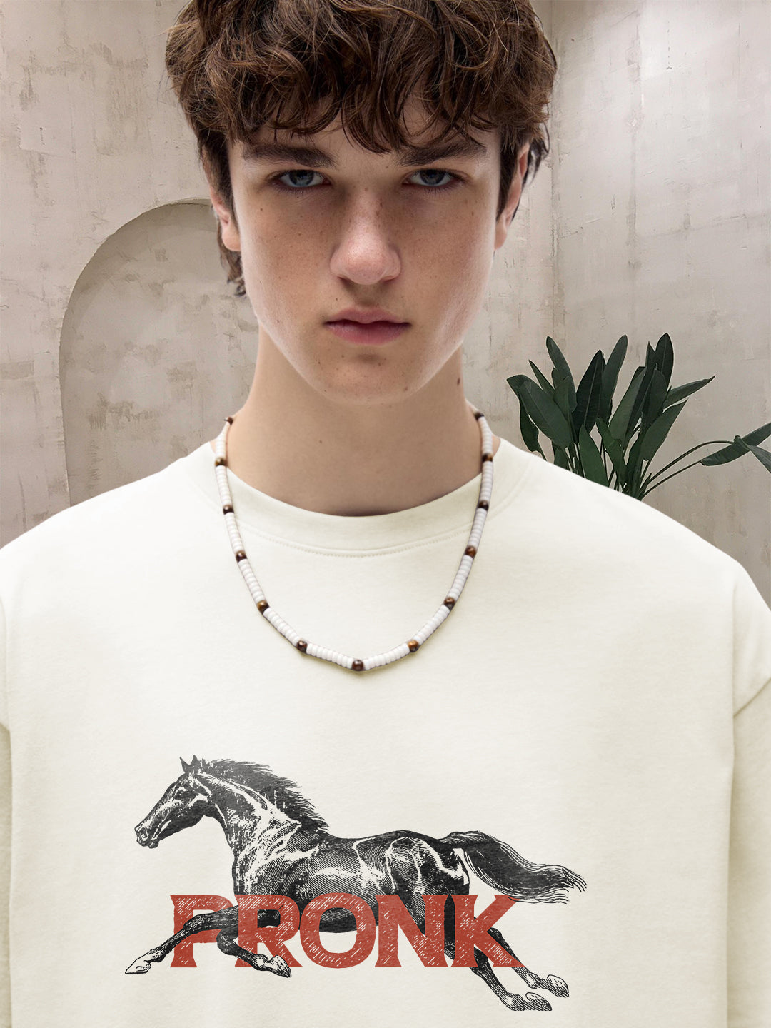 Wildstride Men Printed Oversized T-Shirt