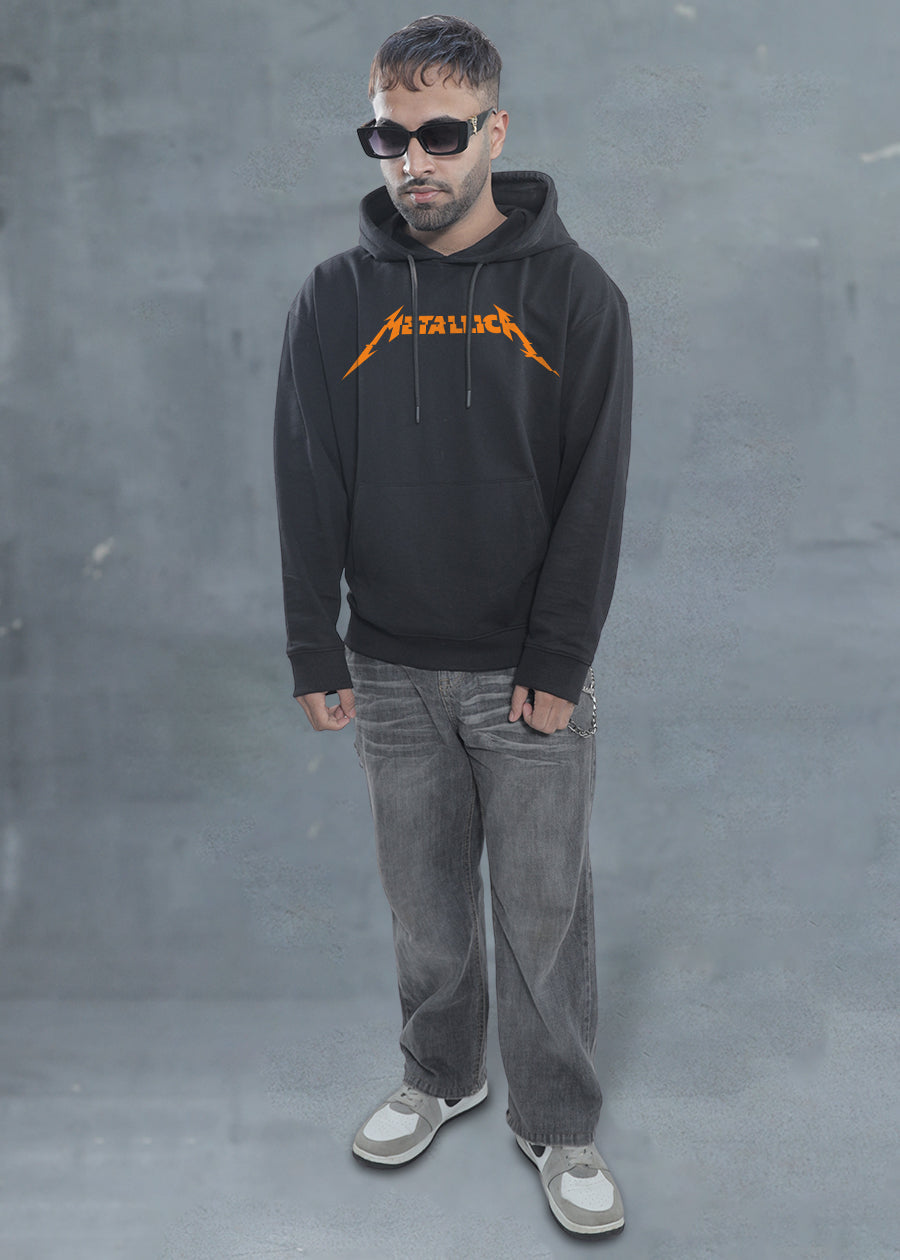 Metallica Rock Men Drop Shoulder Premium Terry Hoodie