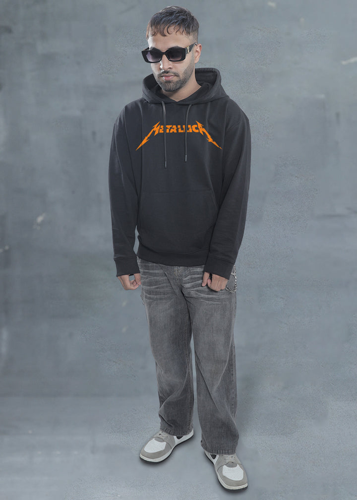 Metallica Rock Men Drop Shoulder Premium Terry Hoodie