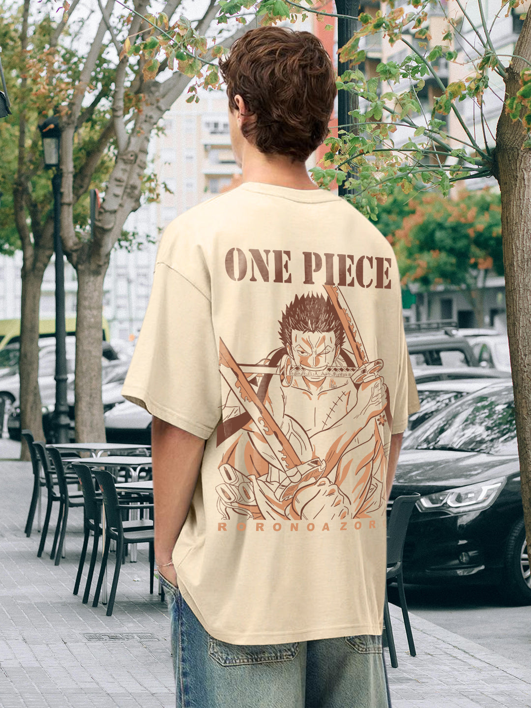 King Of Hell Men Printed Oversized T-Shirt