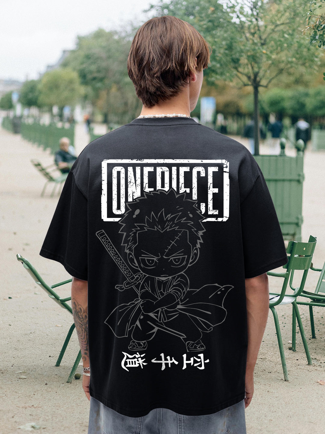 Bladestorm Zoro Men Printed Oversized  T-Shirt