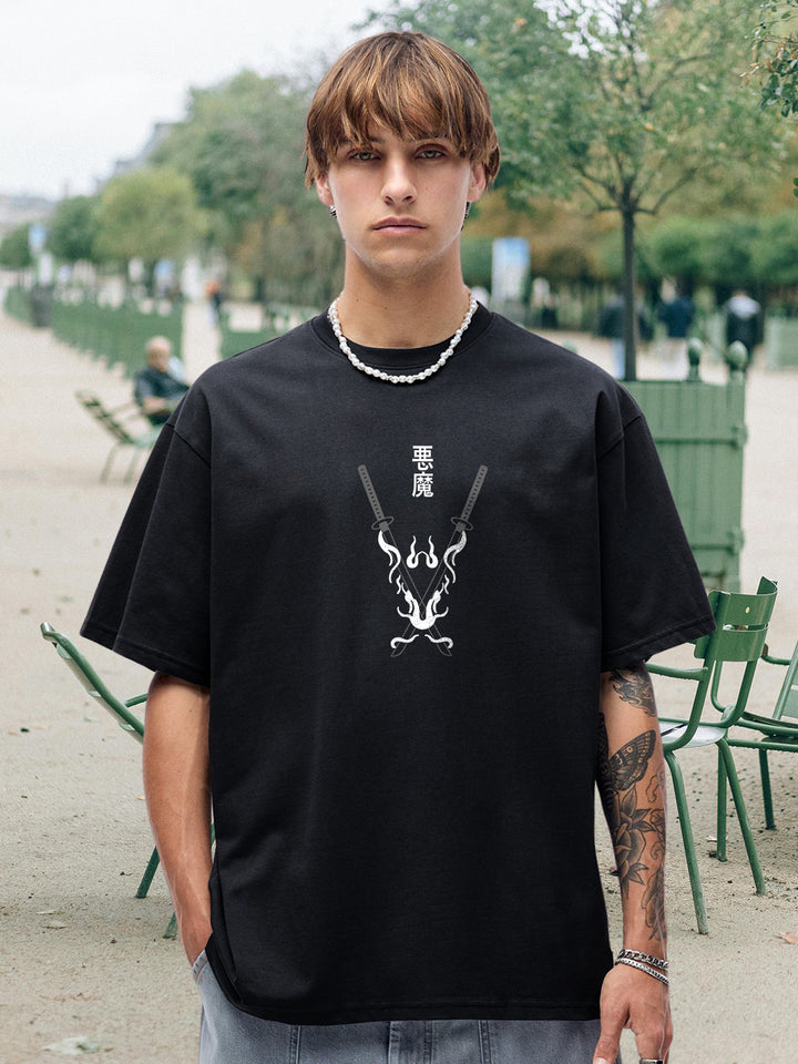 Bladestorm Zoro Men Printed Oversized  T-Shirt