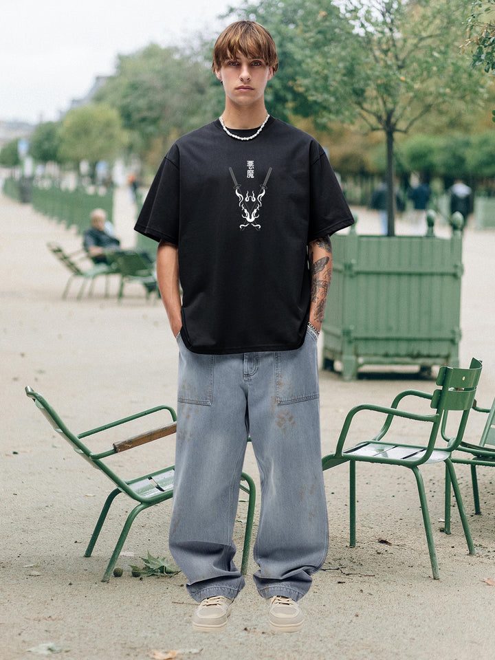 Bladestorm Zoro Men Printed Oversized  T-Shirt