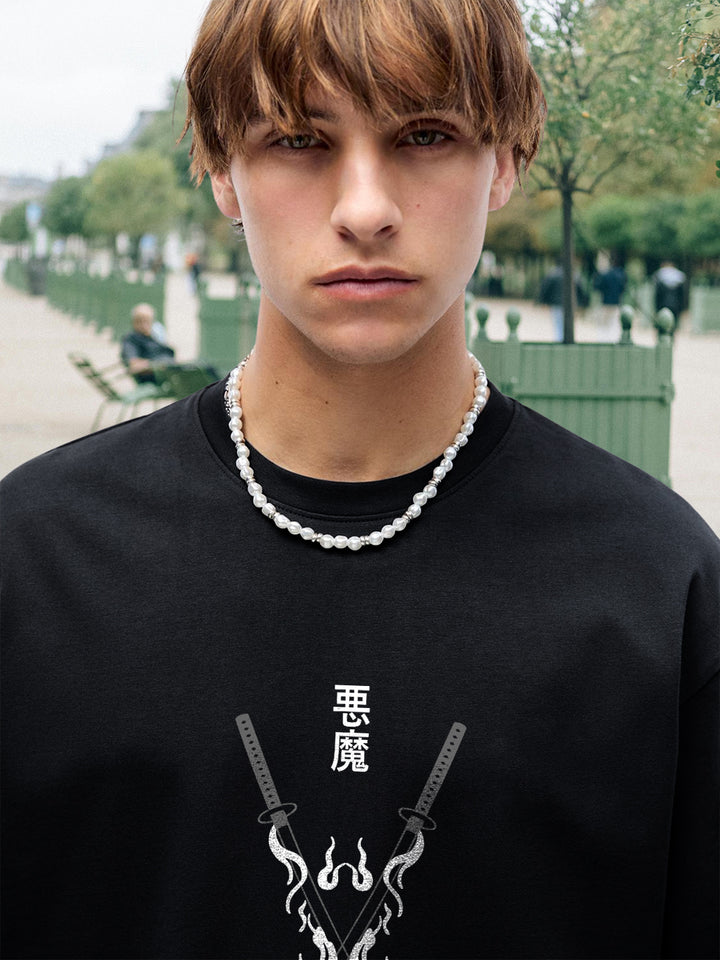 Bladestorm Zoro Men Printed Oversized  T-Shirt