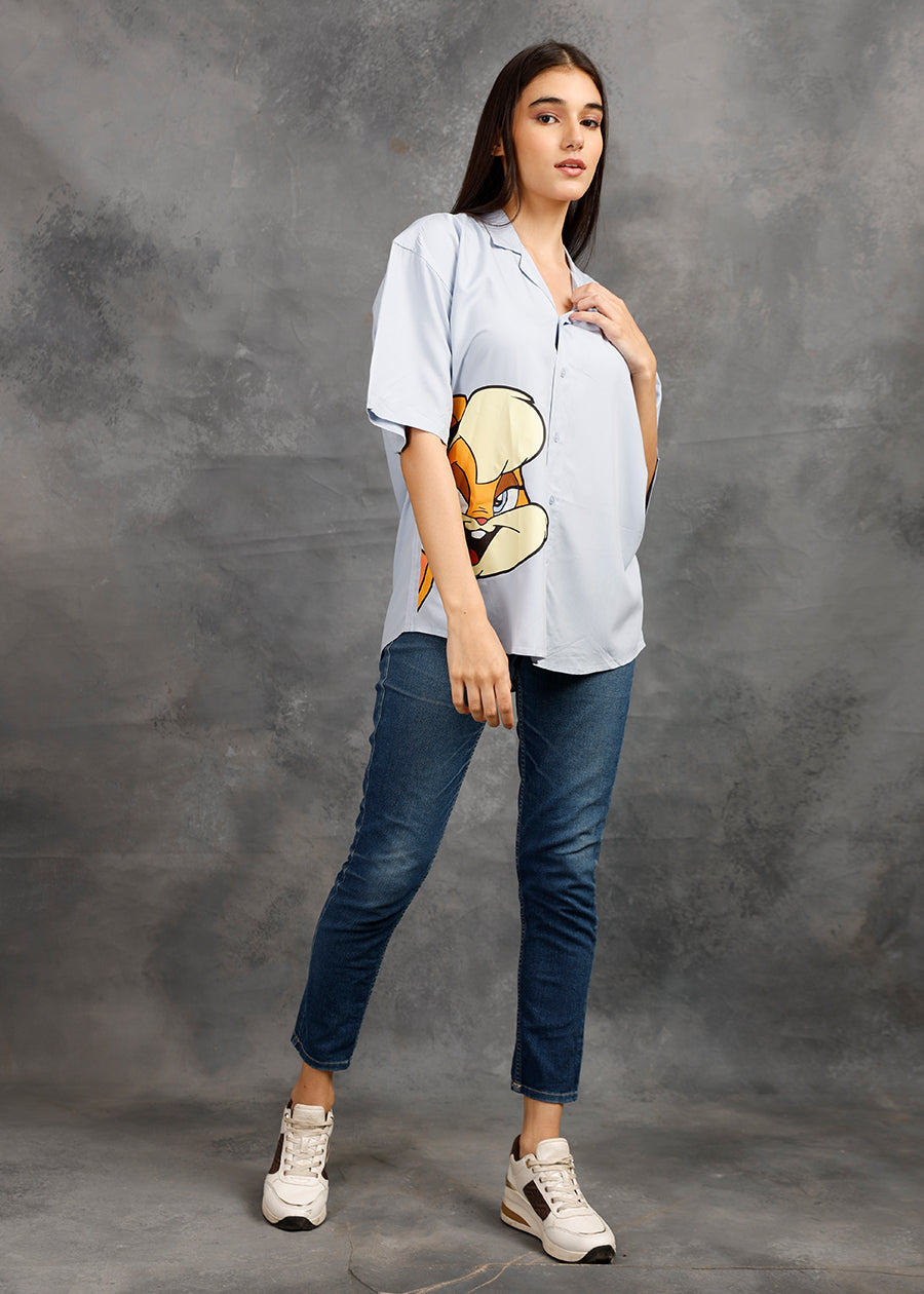 Lola Bunny Womens Fluidic Oversized Shirt