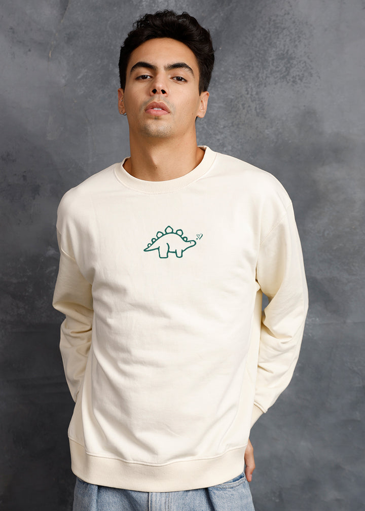 Nice To Me Men Drop Shoulder Premium Terry Sweatshirt