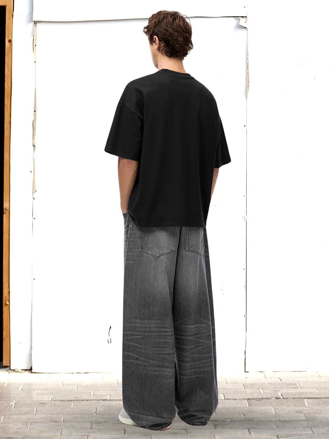 CREATOR Black Men Oversized T-Shirt – Pure Cotton | Streetwear Fashion | Loose Fit