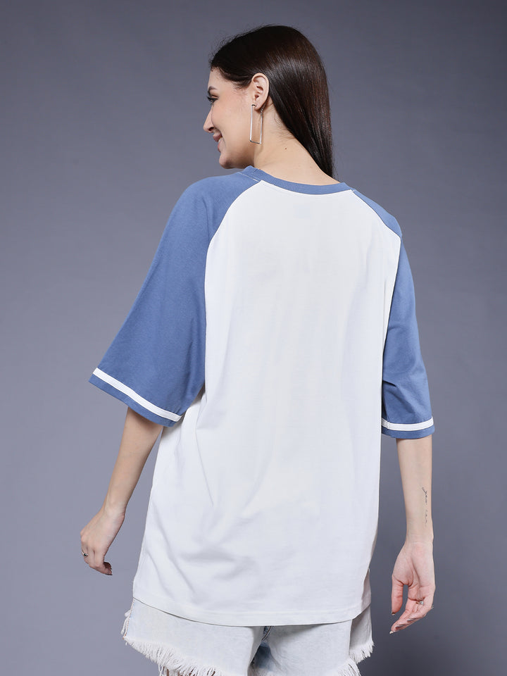 Women Oversized Colorblock T-Shirt