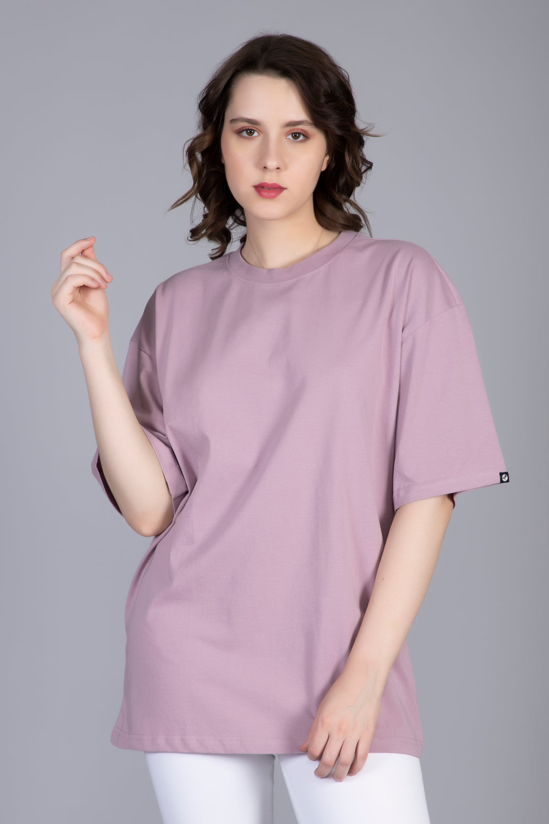 Solid Oversized T-Shirt Women Combo - Pack of 2