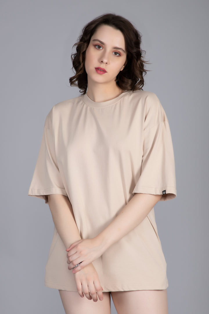 Solid Oversized T-Shirt Women Combo - Pack of 4