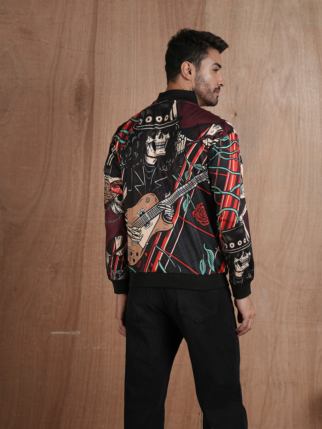 Men Graphic Printed Bomber Jacket