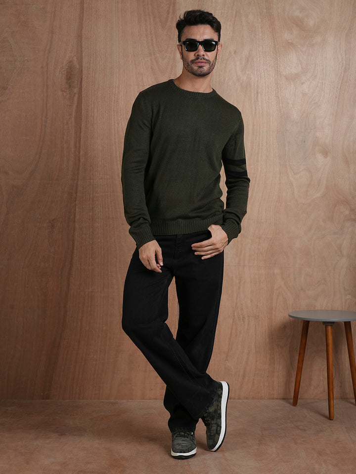 Evergreen Warmth Knitted Men Pullover