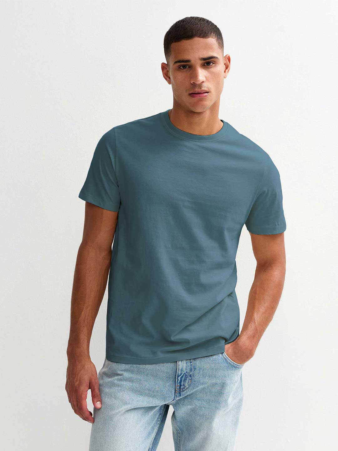 Solid Half Sleeve T-Shirt Men Combo - Pack of 4