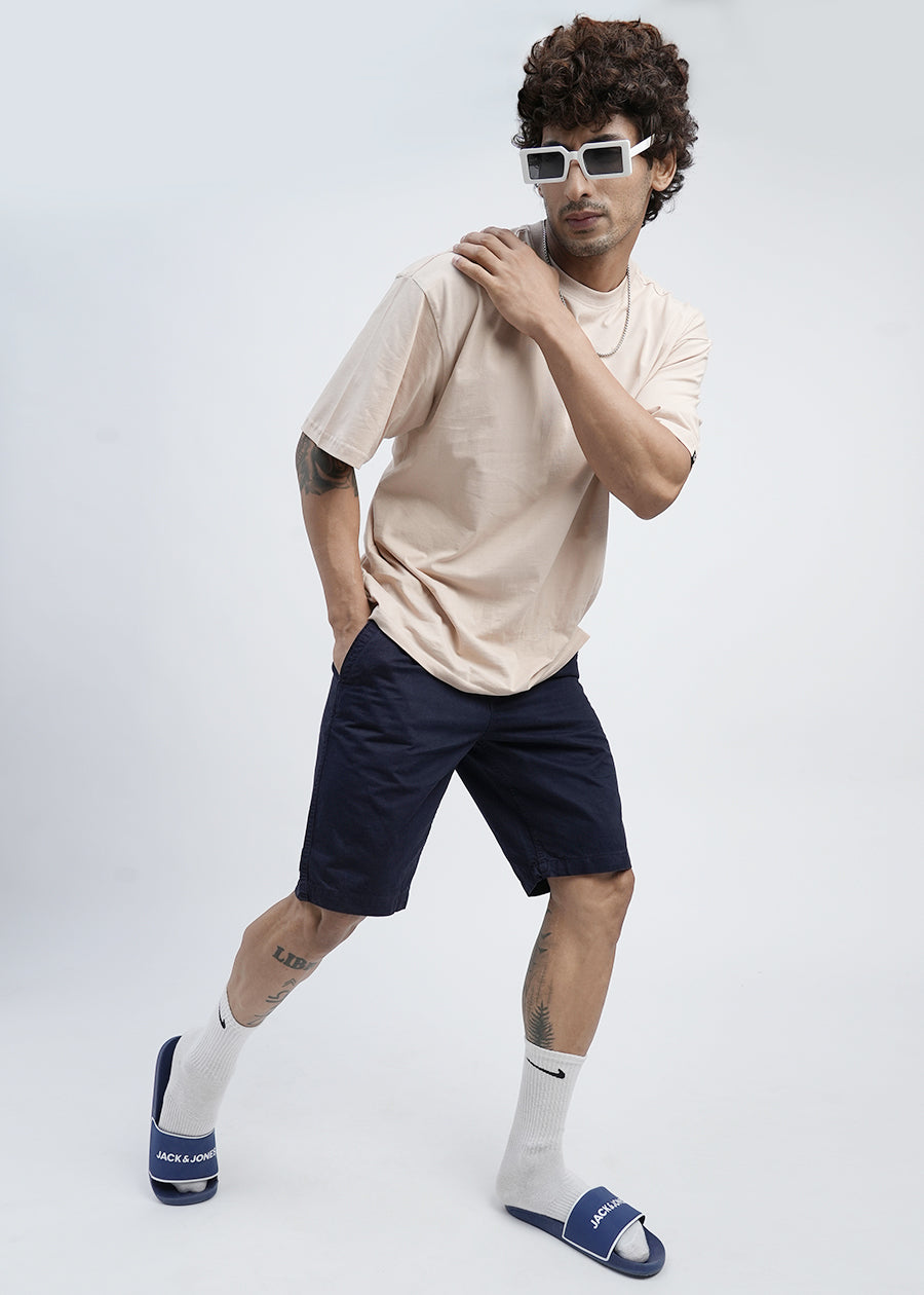 Mens Twill Shorts - Classic Navy