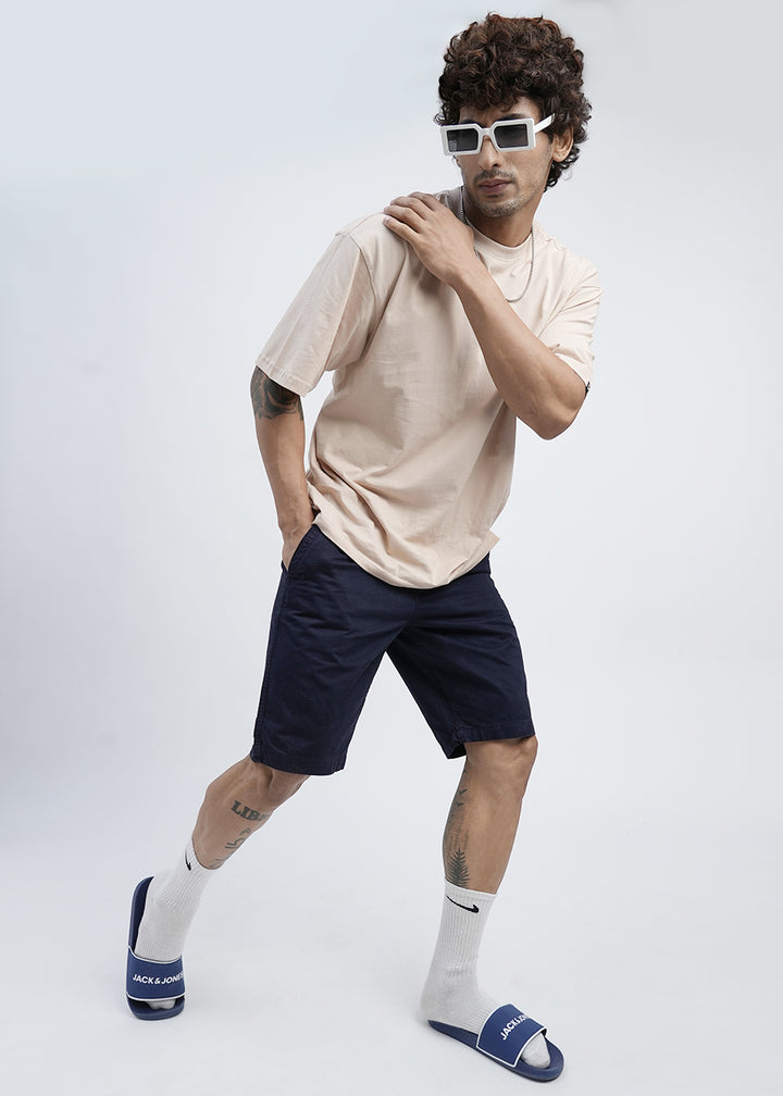 Mens Twill Shorts - Classic Navy