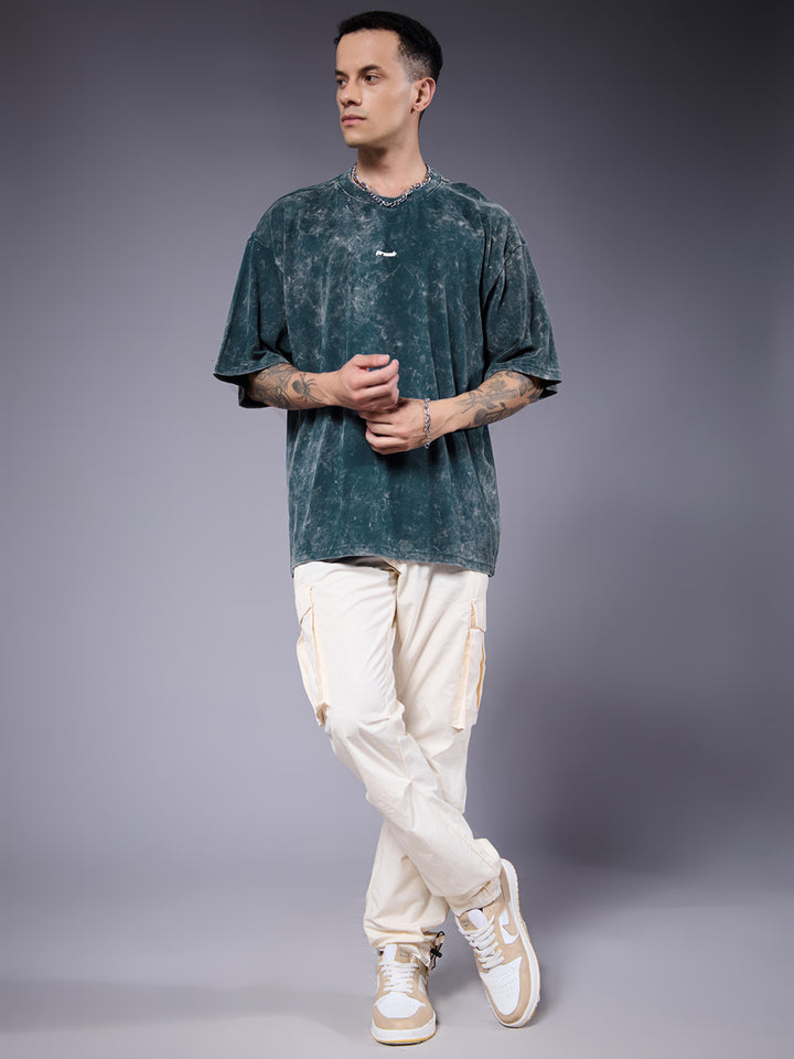 PREDATOR Men Retro Wash Oversized T-Shirt