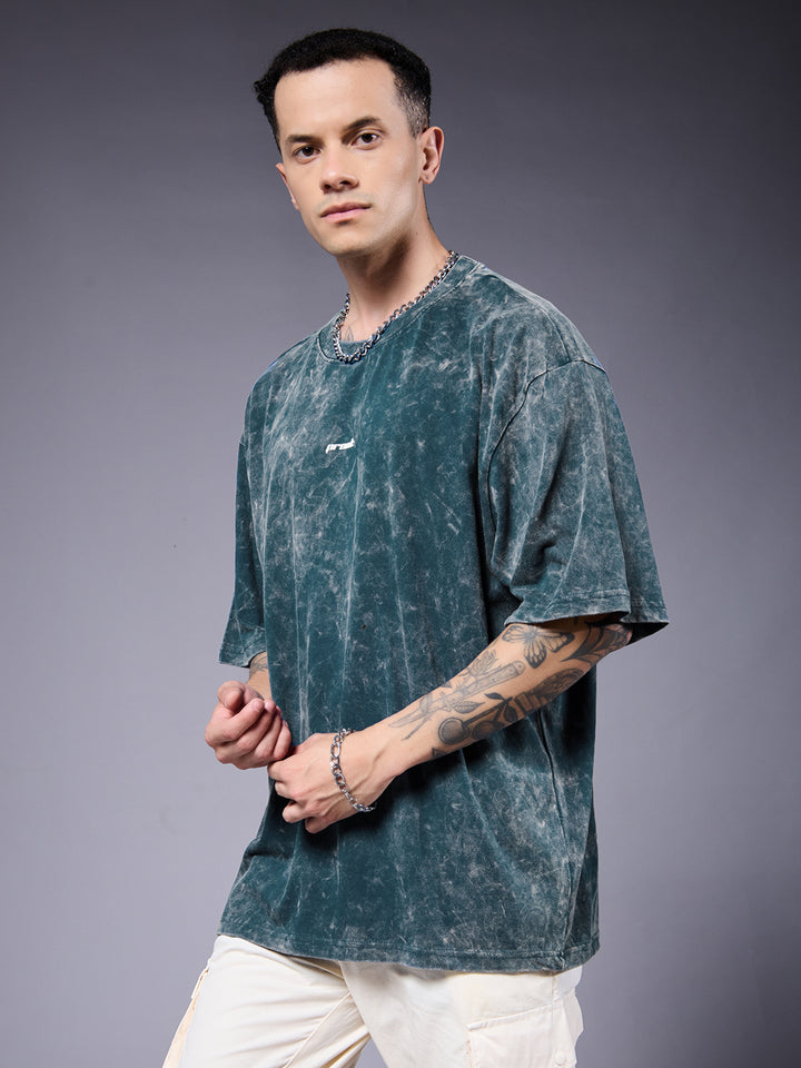 PREDATOR Men Retro Wash Oversized T-Shirt