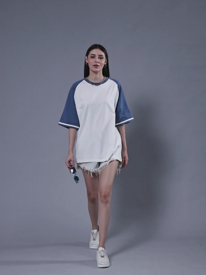 Women Oversized Colorblock T-Shirt