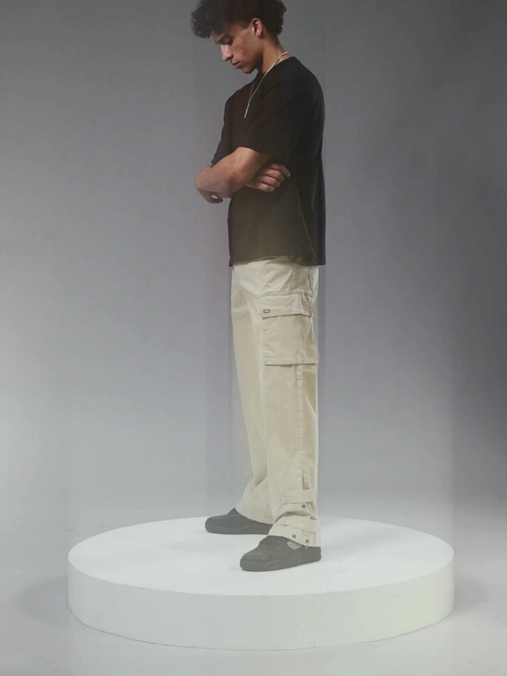 Men Utility Cargos - Off White