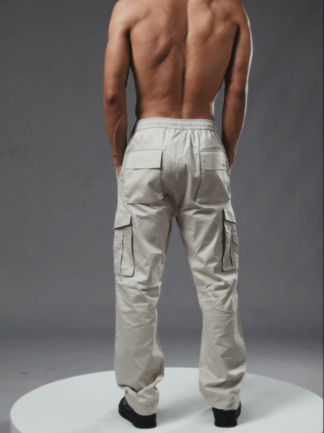 Men Utility Cargo - Beige