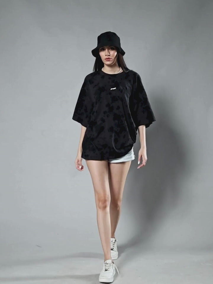 Women Retro Washed Oversized T-Shirt