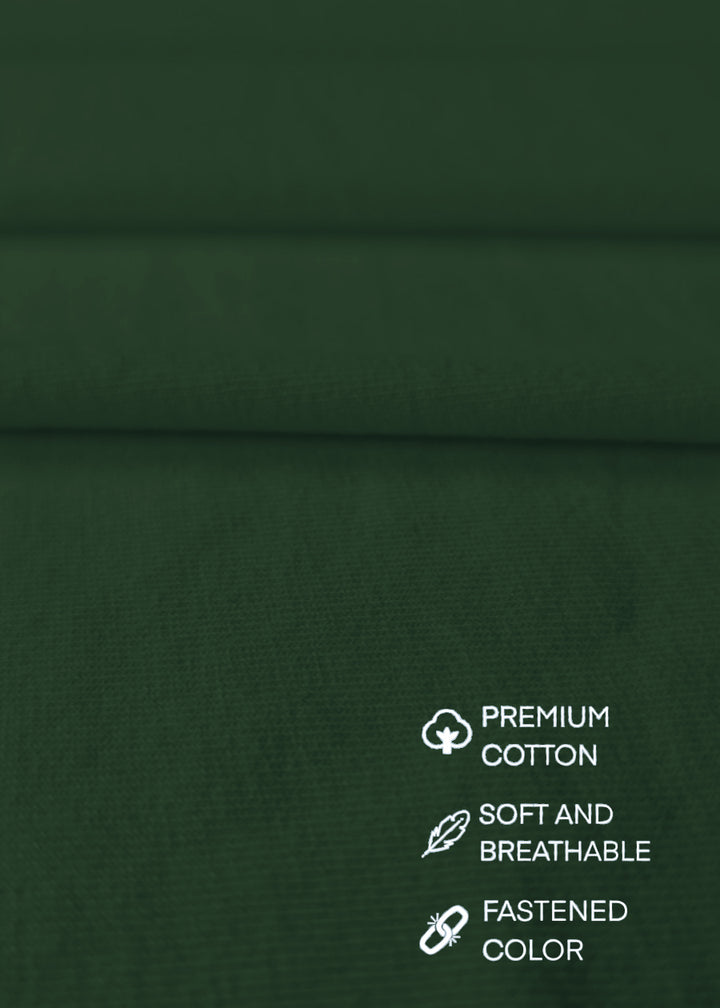 Women Solid Half Sleeve T-Shirt - Basil Green