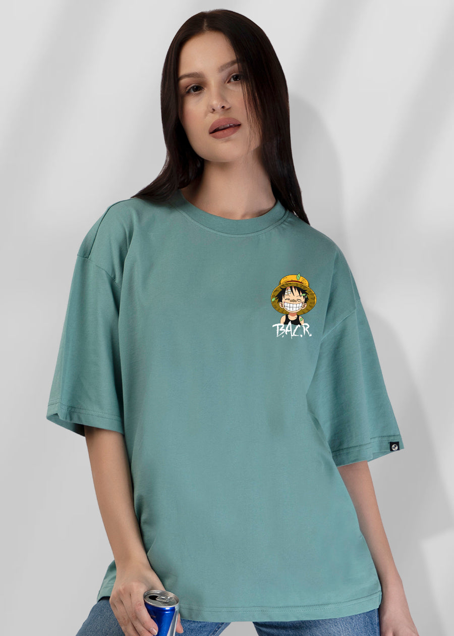 Luffy One Piece Women Oversized T-Shirt