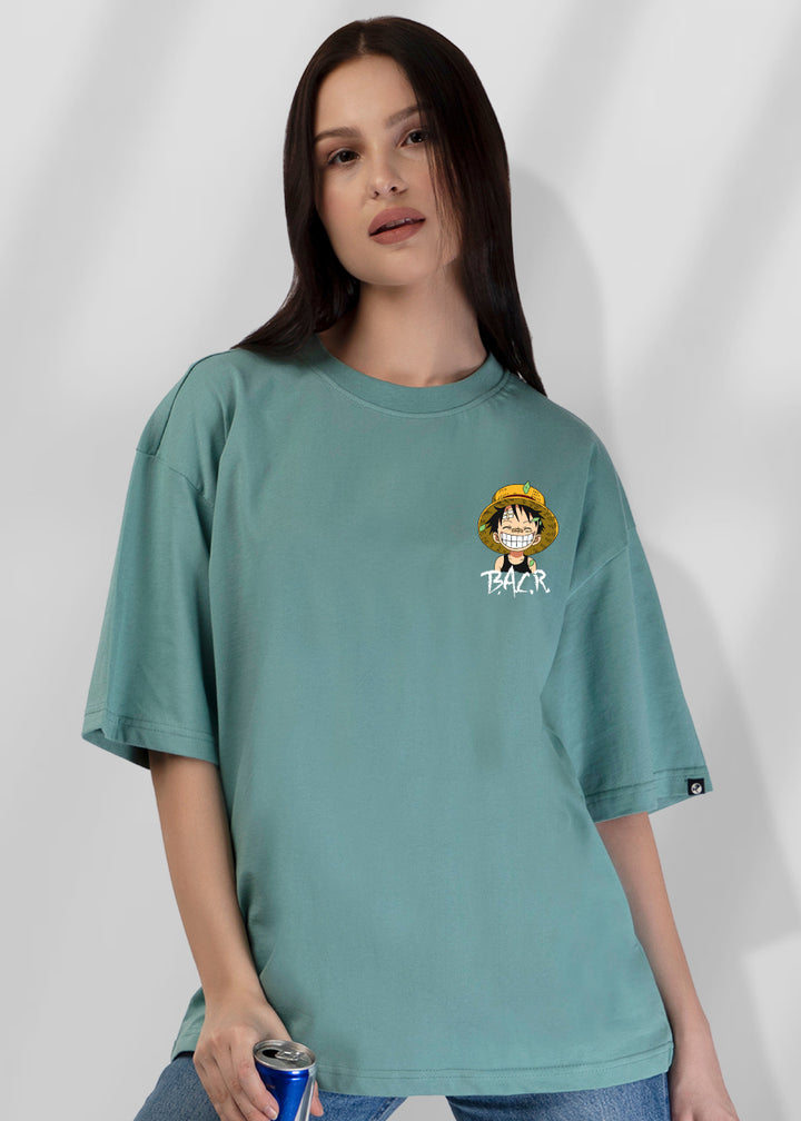 Luffy One Piece Women Oversized T-Shirt