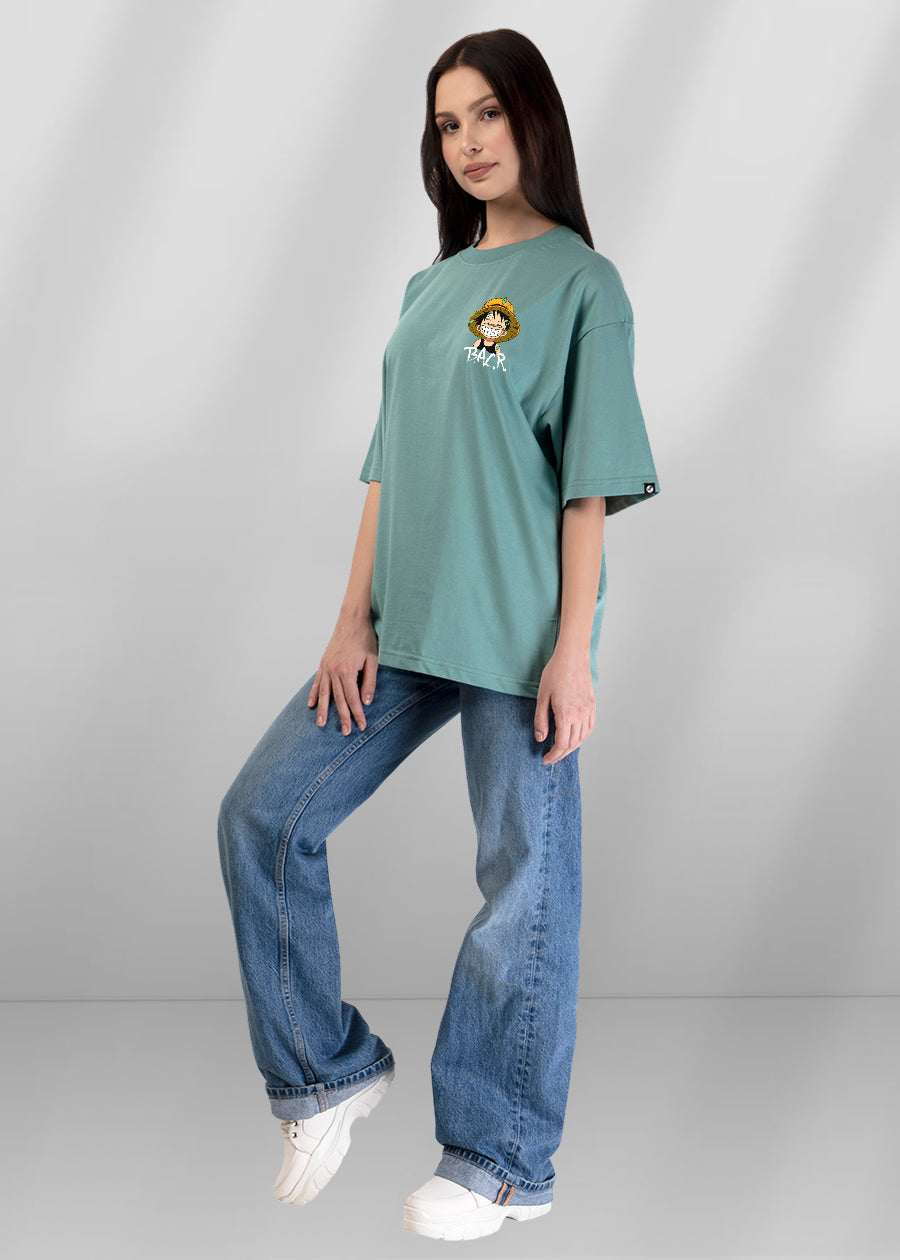 Luffy One Piece Women Oversized T-Shirt
