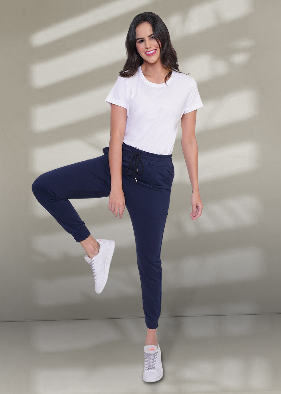 French Terry Jogger for Women Classic Navy