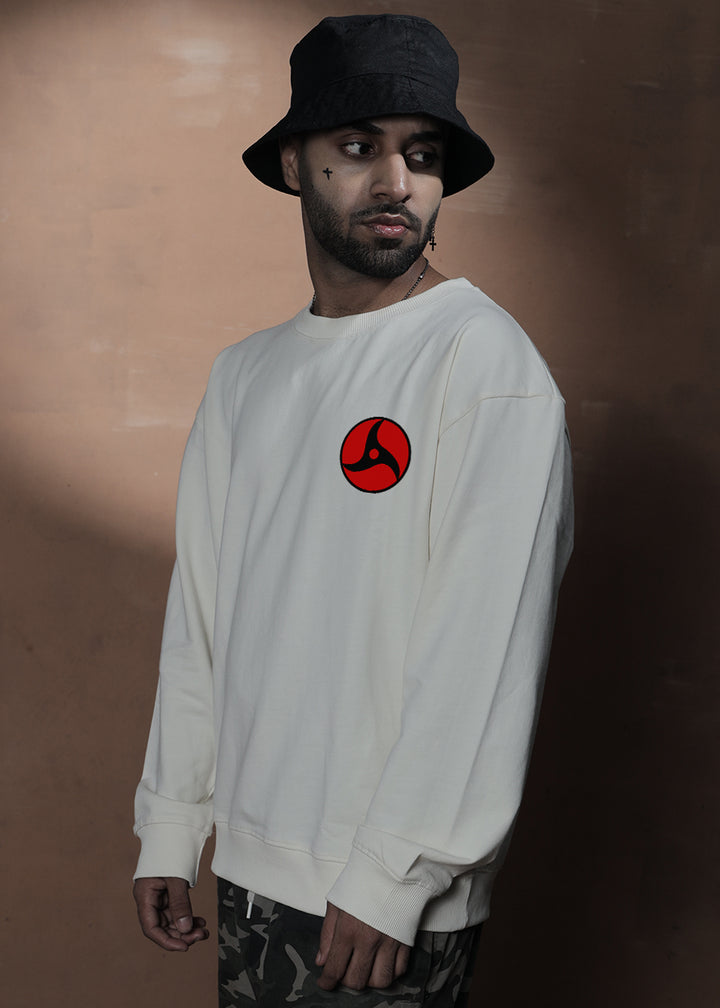 Uchiha Itachi Men Drop Shoulder Premium Terry Sweatshirt
