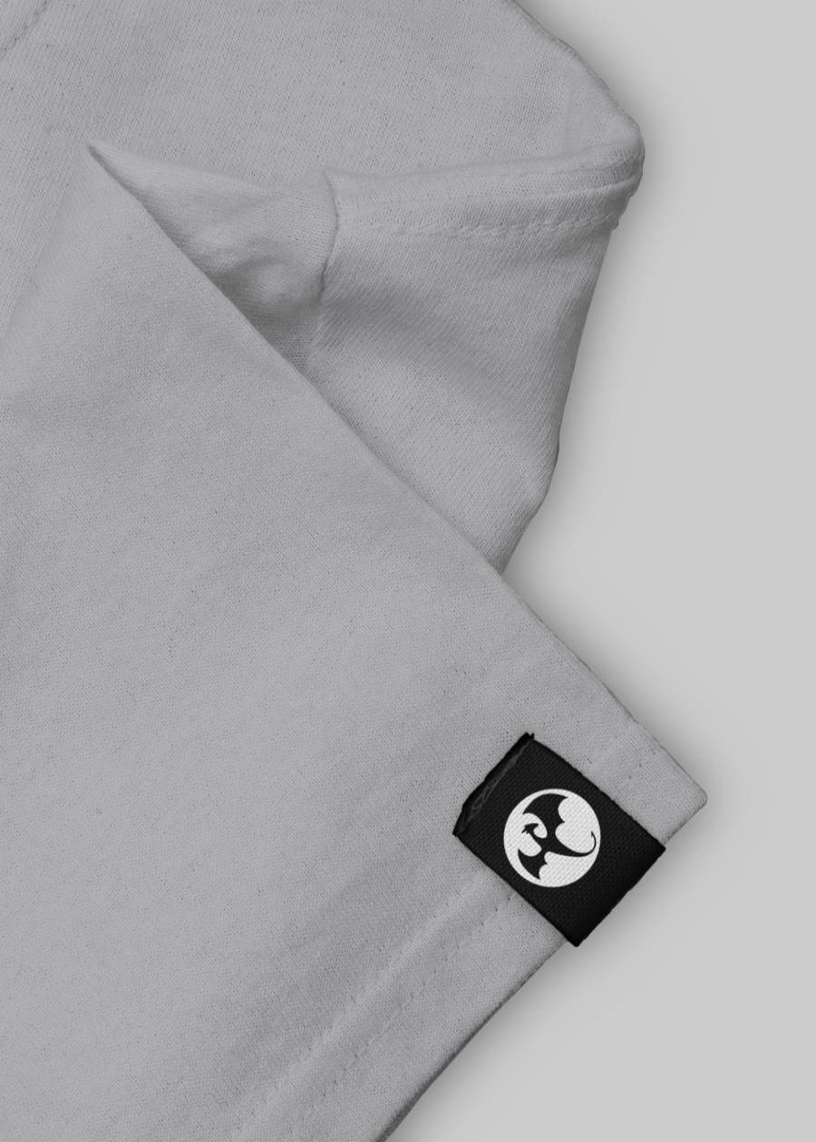 Women Solid Half Sleeve T-Shirt - Ash Grey