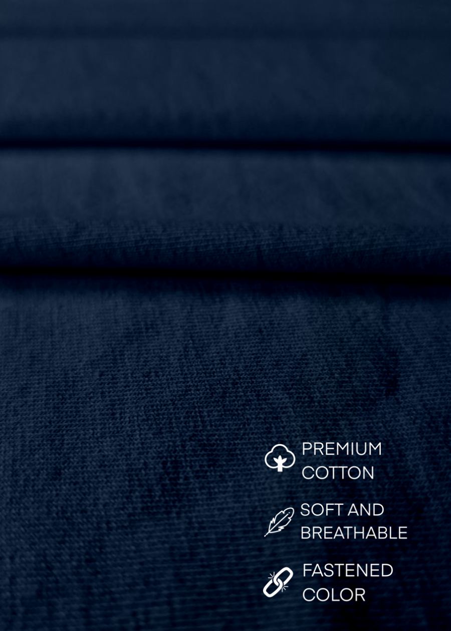 Solid Women Half Sleeve Crop Top - Classic Navy