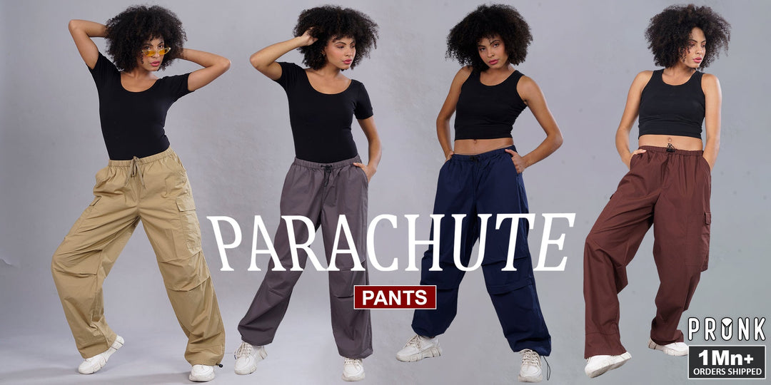 Parachute Pants Outfits for Every Season: Spring to Winter Looks