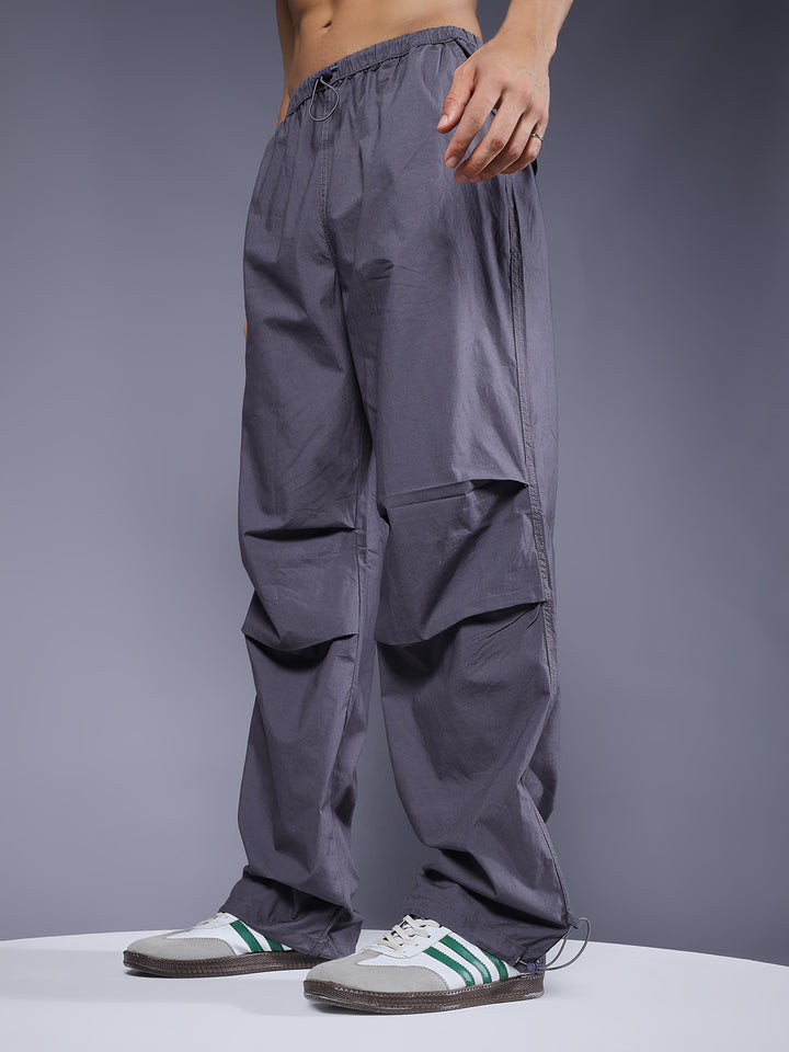 Parachute Pants For Men - Grey
