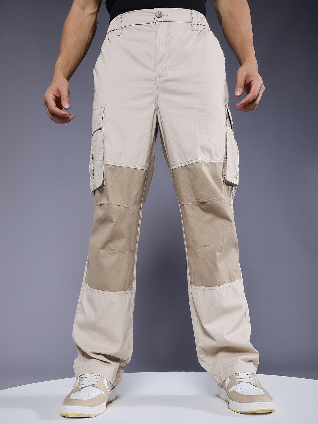 Men Utility Cargo - Beige