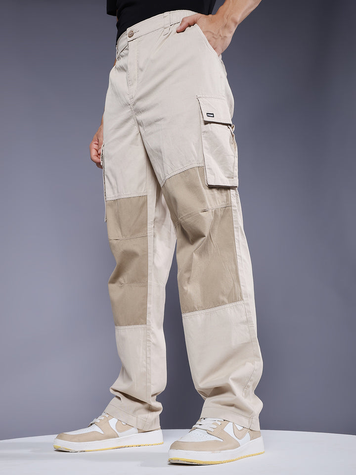 Men Utility Cargo - Beige