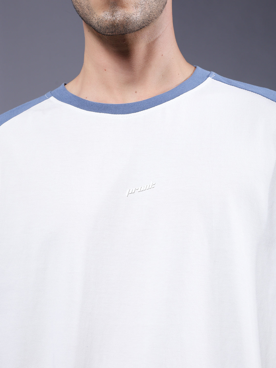 Men Oversized Colorblock T-Shirt