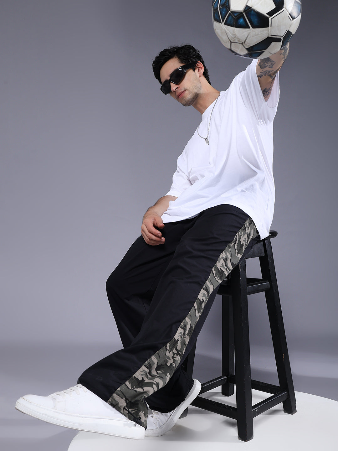 Parachute Pants For Men - Black