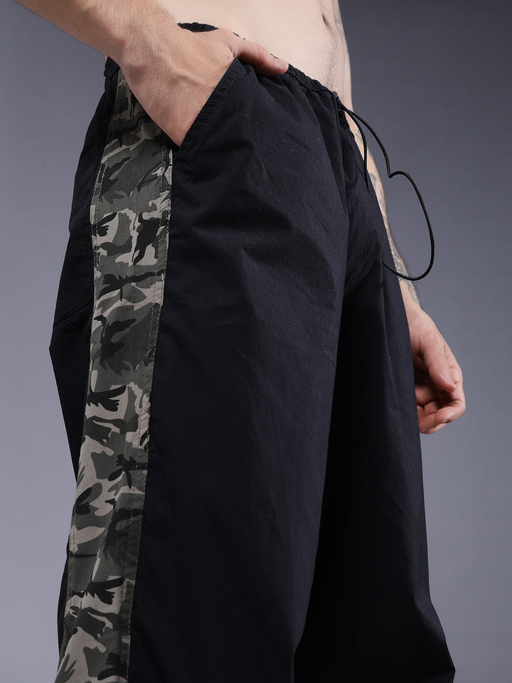 Parachute Pants For Men - Black